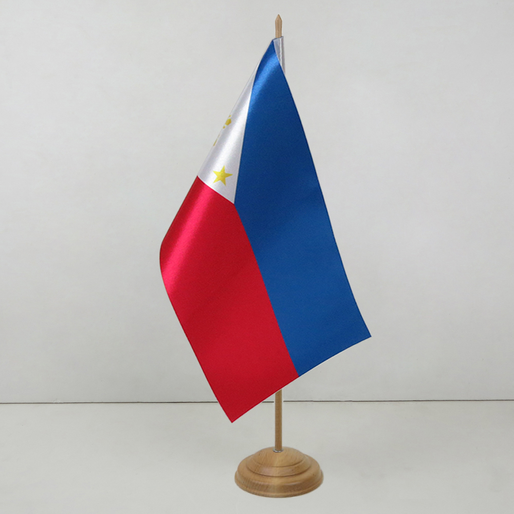 Флажок Филиппин на деревянной подставке